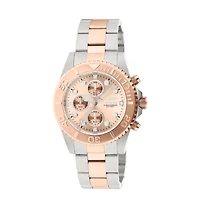Invicta Men's 1775 Pro Diver Quartz Chronograph Rose Gold Dial Watch