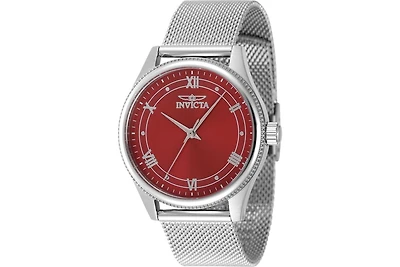 Invicta Women's 48488 Celestial Quartz 3 Hand Red Dial Watch