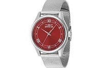 Invicta Women's 48488 Celestial Quartz 3 Hand Red Dial Watch