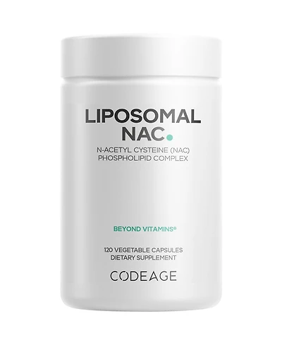 Codeage Liposomal Nac Supplement - N-Acetyl L-Cysteine Amino Acid - 2 Month Supply - Free-Form Nac - Phospholipid Complex