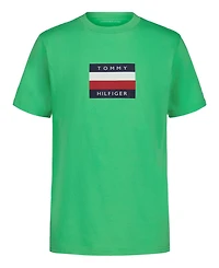 Tommy Hilfiger Toddler and Little Boys Signature Chest Stripe Short Sleeve T-Shirt