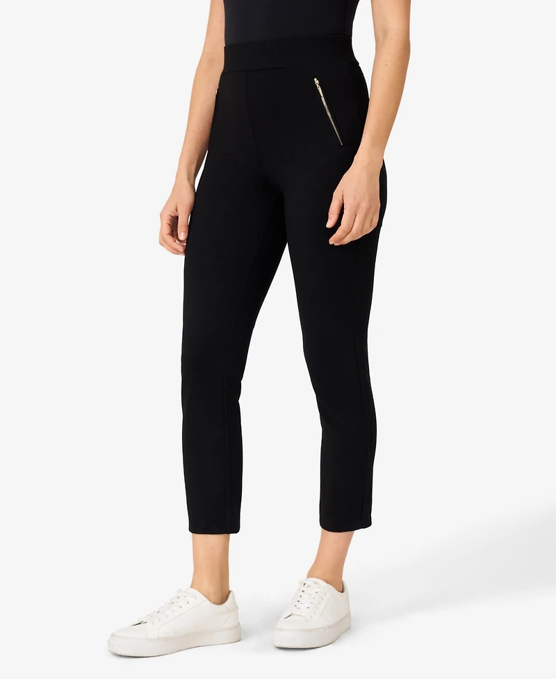 Cable & Gauge Women's Stretch Knit Crop Pant