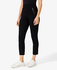 Cable & Gauge Women's Stretch Knit Crop Pant