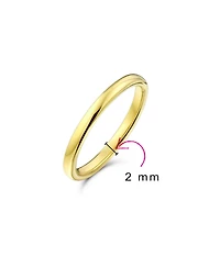 Bling Jewelry Thin Dome Titanium Eternity Band Ring Polished Comfort Fit 2MM
