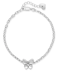 Devata Butterfly Chain Bracelet in Sterling Silver, 7.0 in adj to 8.0 in