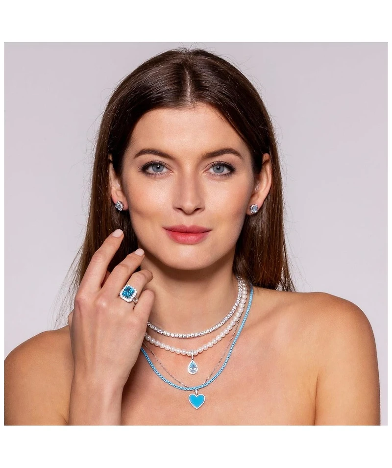 Anna Zuckerman Serenity Aquamarine Cocktail Ring
