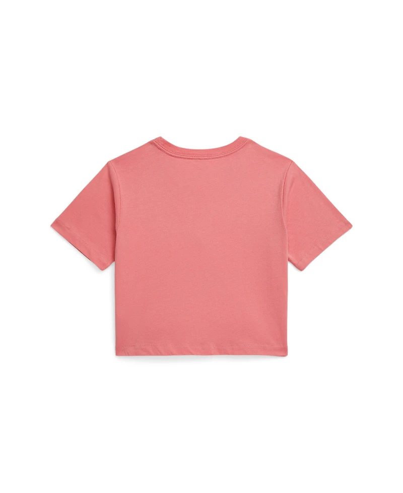 Polo Ralph Lauren Toddler and Little Girls Logo Jersey Boxy T-Shirt