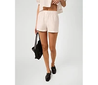 WeWoreWhat Women's Ruffle Boxer Short