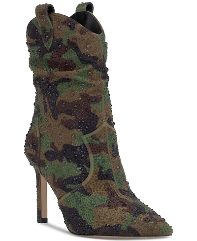 Jessica Simpson Women's Evgena Stiletto Western Booties