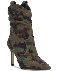 Jessica Simpson Women's Evgena Stiletto Western Booties
