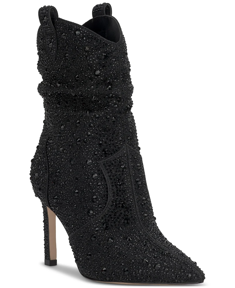 Jessica Simpson Women's Evgena Stiletto Western Booties