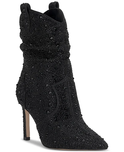 Jessica Simpson Women's Evgena Stiletto Western Booties
