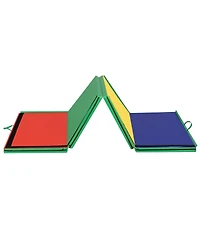 4 Feet x 10 Feet Thick Folding Panel Gymnastics Mat-Color