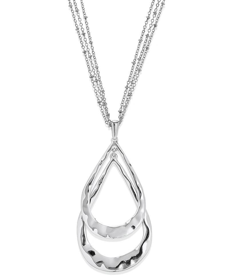 Style & Co Orbital Pendant Necklace, 36" + 3" extender, Macy's Exclusive