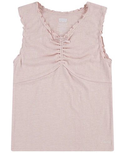 Levi's Big Girls Crinkled Tank T-Shirt