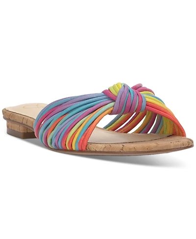 Jessica Simpson Women's Dydra Knotted Strappy Flat Sandals