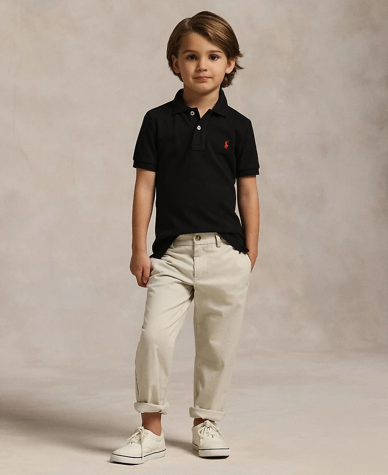 Polo Ralph Lauren Toddler and Little Boys Cotton Mesh Shirt