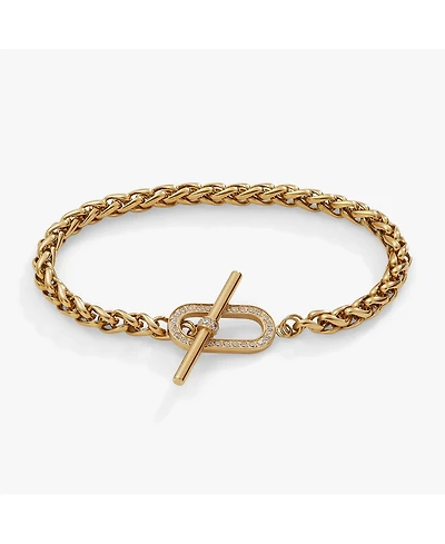 Alex and Ani Pave Toggle Chain Bracelet