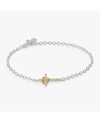 Cross And Heart Bracelet