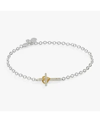 Cross And Heart Bracelet