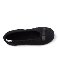 Isotoner Signature Women's Gemma Microterry Ballerina Slippers