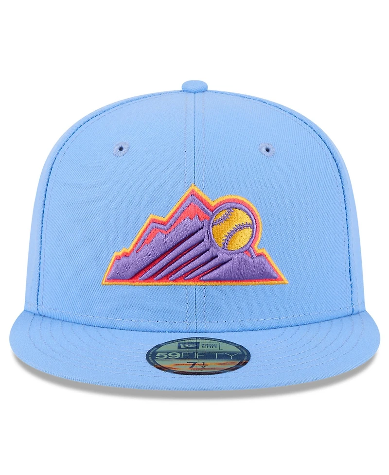New Era Men's Light Blue Colorado Rockies 2025 City Connect 59FIFTY Fitted Hat