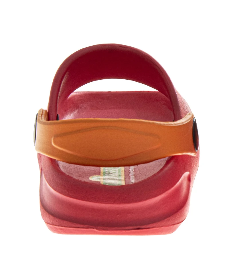 Sesame Street Toddler Boys Cookie Monster Waterproof Backstrap Sandals