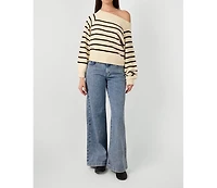 WeWoreWhat Women's Off Shoulder Sweater
