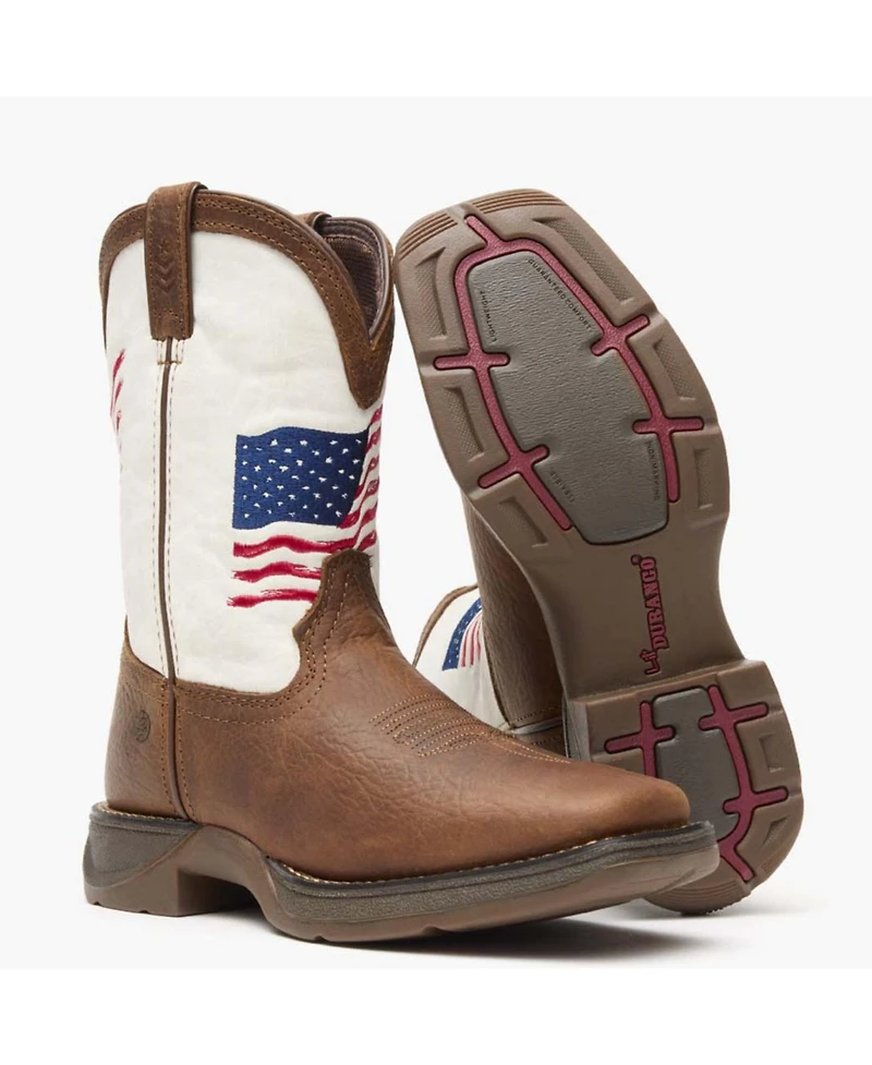 Durango Kids Lil' Rebel by Distressed Flag Western Boot