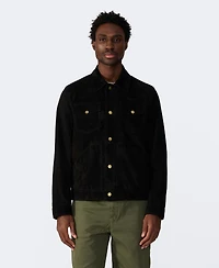 Furniq Uk Men's Men s Suede Trucker Jacket, Created for Macy