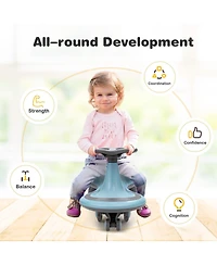 Wiggle Car Ride-on Toy with Flashing Wheels