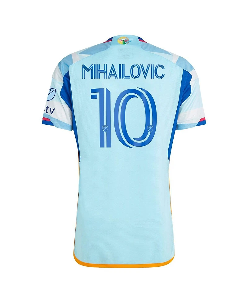 Adidas Men's Djordje Mihailovic Light Blue Colorado Rapids 2024 New Day Kit Authentic Player Jersey