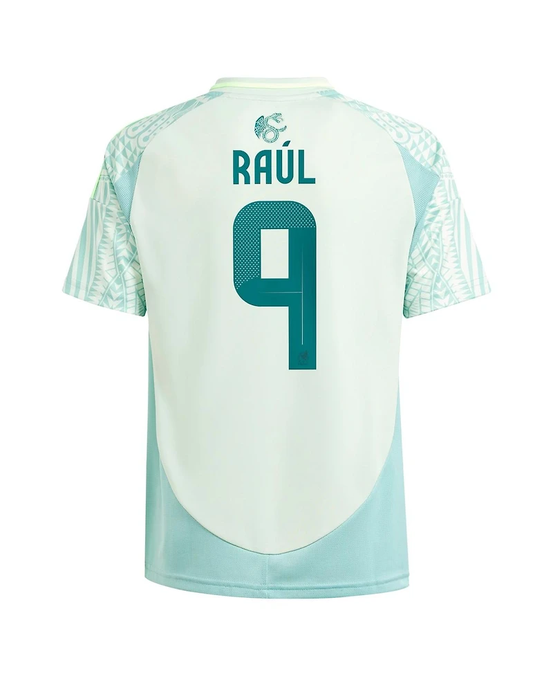 Adidas Big Boys and Girls Raul Jimenez Green Mexico National Team 2024 Away Replica Player Jersey