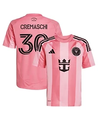 Adidas Big Boys and Girls Benjamin Cremaschi Light Pink Inter Miami Cf 2025 Euforia Replica Player Jersey