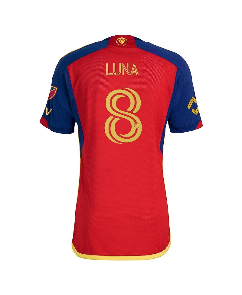 Adidas Men's Diego Luna Red Real Salt Lake 2024 Peak Utah Authentic Player Jersey