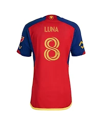 Adidas Men's Diego Luna Red Real Salt Lake 2024 Peak Utah Authentic Player Jersey
