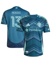 Adidas Men's Jordan Morris Blue Seattle Sounders Fc 2025 The Salish Sea Kit Authentic Player Jersey