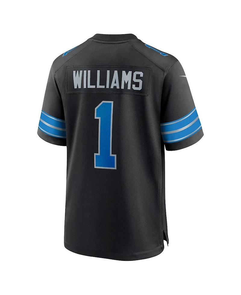 Nike Men's Jameson Williams Black Detroit Lions 2nd Alternate Game Player Jersey