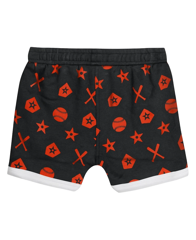 Outerstuff Infant 2-Piece Black Baltimore Orioles On Deck Diaper Cover Set
