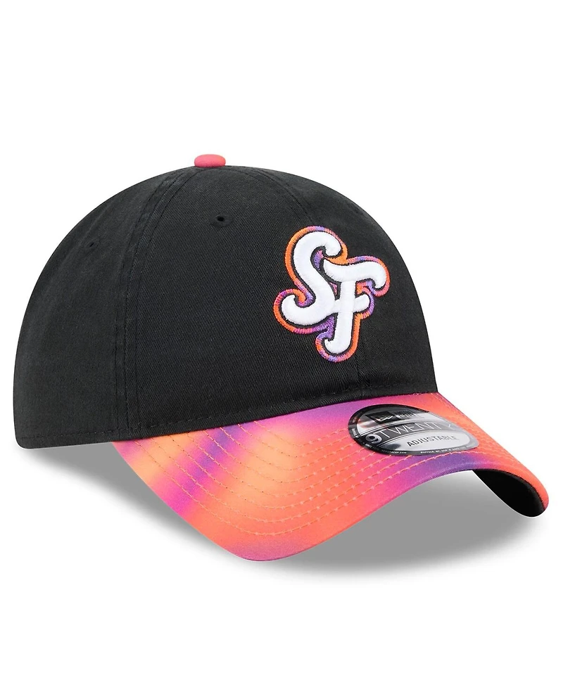 New Era Men's Black/Orange San Francisco Giants 2025 City Connect 9TWENTY Adjustable Hat