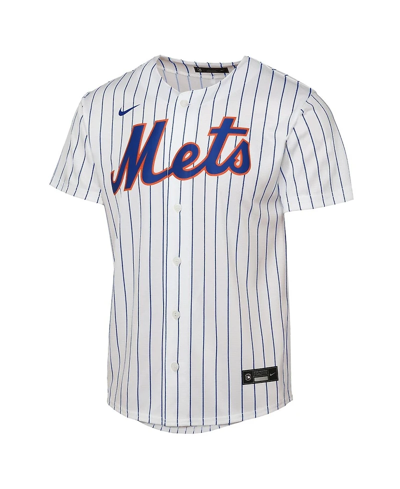 Nike Big Boys and Girls Pete Alonso White New York Mets Home Replica Player Jersey