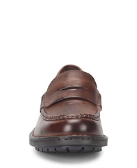Born Men's Langley Leather Slip On Penny Loafers