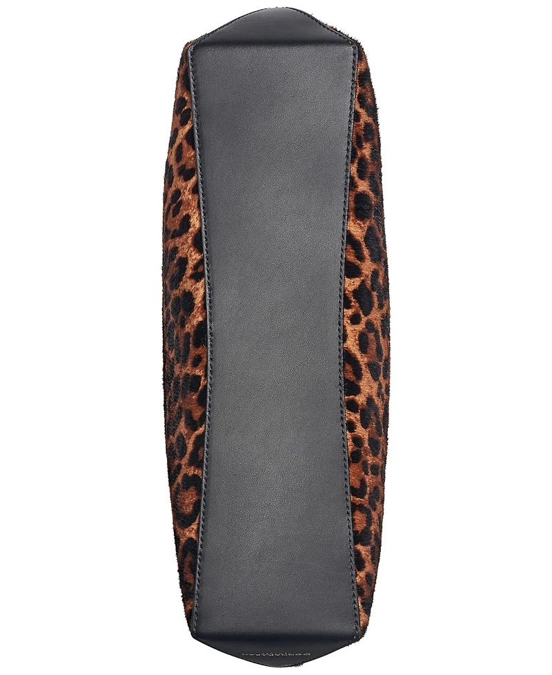 Donna Karan New York Bellmore Small Leopard Shoulder with Bezel Strap