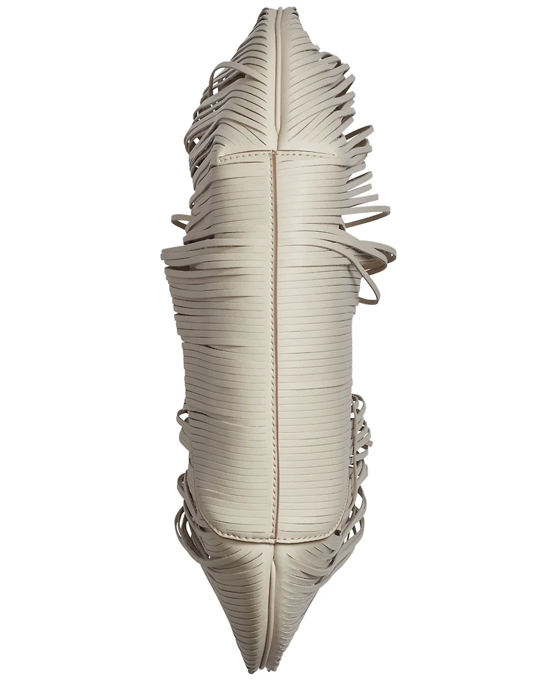 Donna Karan New York Baldwin Large Laser-cut Shoulder with Leather Wrapped Rounded Handle