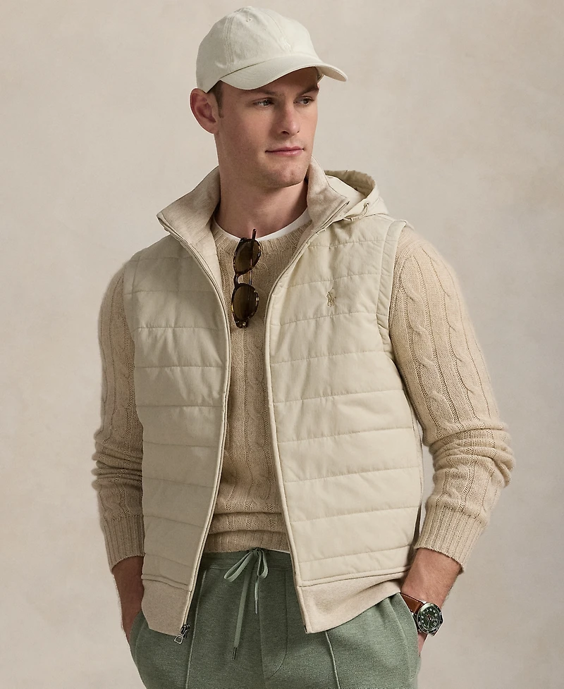 Polo Ralph Lauren Men's Hybrid Full-Zip Vest