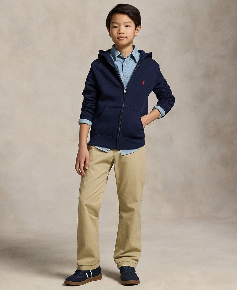 Polo Ralph Lauren Big Boys Cotton Fleece Zip Up Hoodie