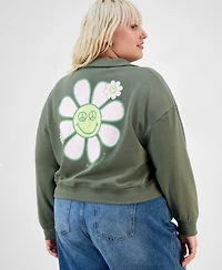 Grayson Threads, The Label Trendy Plus Collared Sweatshirt