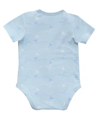 Guess Baby Boys 5-Piece Bodysuits, Shorts, Bib and Socks Set
