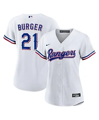 Nike Women's Jake Burger White Texas Rangers Home Replica Jersey