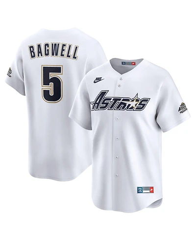 Nike Men's Jeff Bagwell White Houston Astros Throwback Cooperstown Collection Limited Jersey